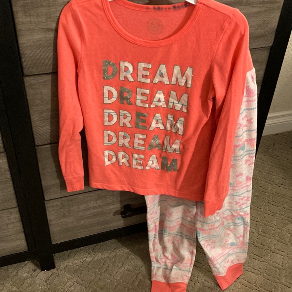 cute girls pj set